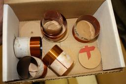 Large Box of High-End Speaker Voice Coils- Told They are for JBL + More