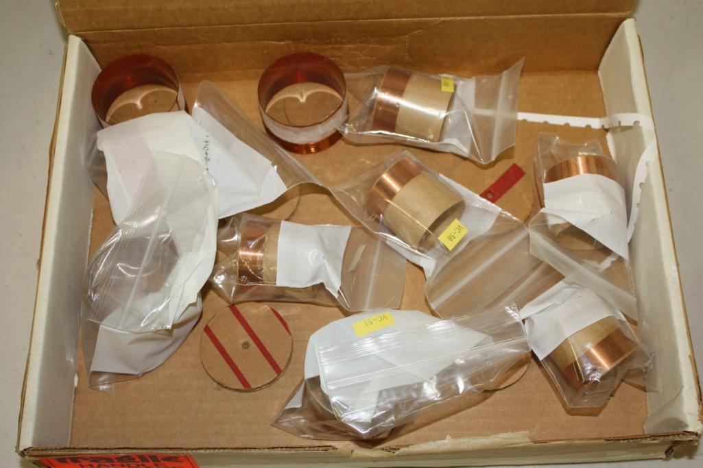 Large Box of High-End Speaker Voice Coils- Told They are for JBL + More