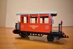 (3) Playmobil large scale personal wagons with passenger figures