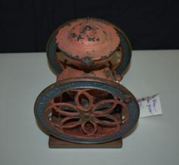 1930s Cast Iron Wood Coffee Bean Grinder - Enterprise Number 2
