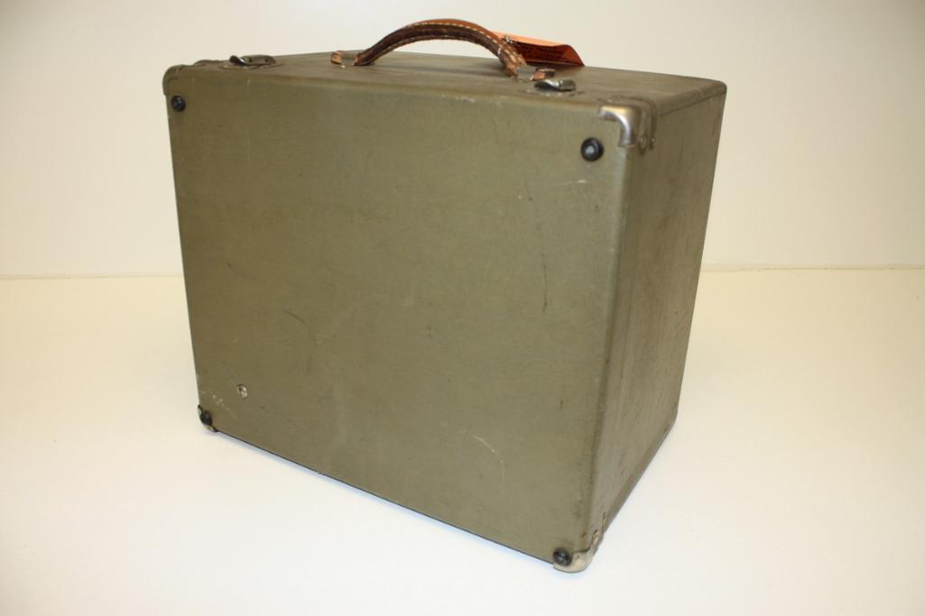 Vintage Califone 12V Portable record player with tube amp and Jensen 12 inch speaker