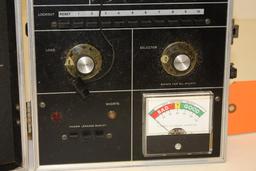 B&K 607 vintage tube tester with book