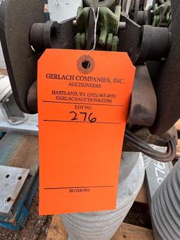 (3) Vertical vertically mounted 34.5 KV Disconnect Switches Single Phase