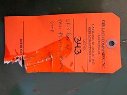 SKID BOX WITH MISC PLASTIC AND PLASTIC STRIP
