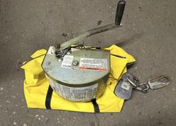 MILLER MANHANDLER MAN RATED HOIST/WORK WINCH, MODEL 8442/65' (2012)
