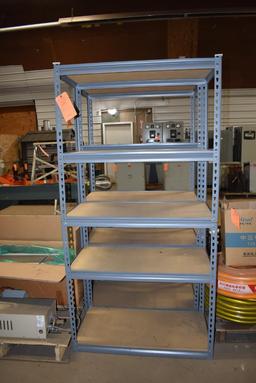 (2) LIGHT DUTY SHELVING UNITS, APPROX 36" X 20"D X 72"H