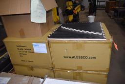 (1) SKID OF SOFT WOODS, BLACK WOODS 2 X 2 X 5/8, FOAM MATS (25) PER BOX,
