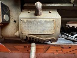 CLAUSING METAL LATHE, 3 JAW CHUCK, TOOL HOLDER, TAIL STOCK