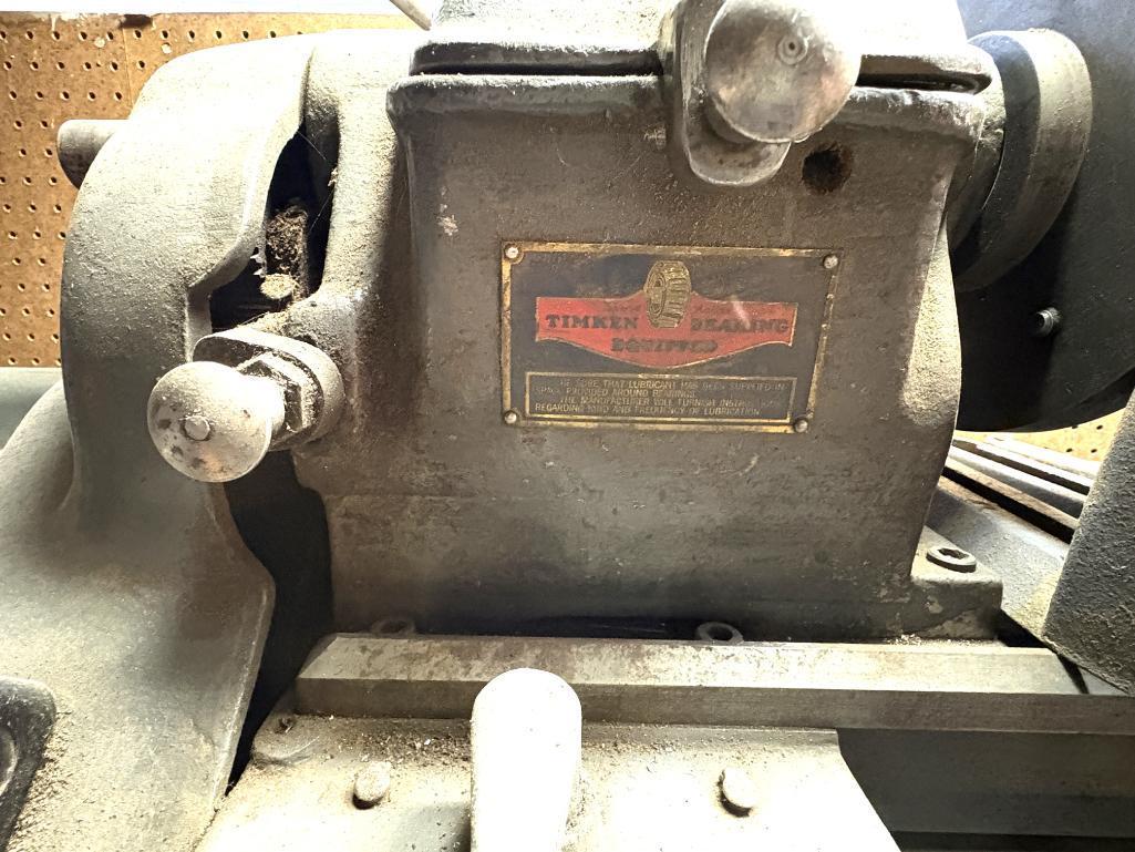 CLAUSING METAL LATHE, 3 JAW CHUCK, TOOL HOLDER, TAIL STOCK