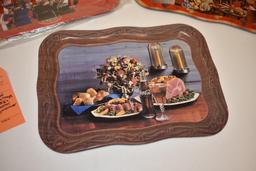(3) ASSORTED COCA-COLA TRAYS, APPROX 18-1/2" X 13-1/2"