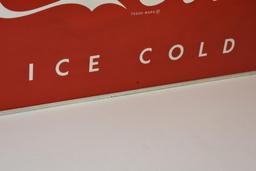 ENJOY COCA-COLA ICE COLD TIN COKE SIGN