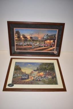 LIMITED EDITION LOT OF 2 FRAMED AND MATTED