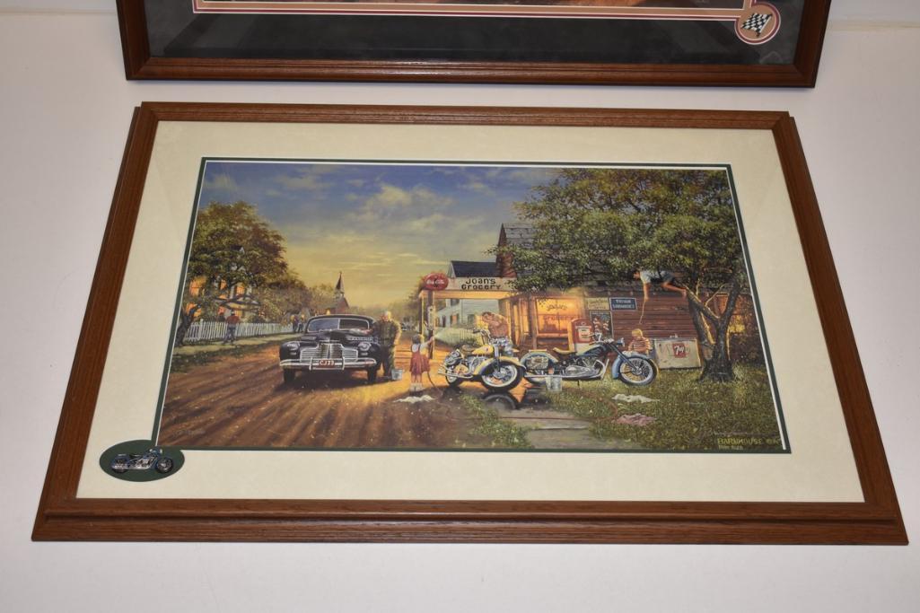 LIMITED EDITION LOT OF 2 FRAMED AND MATTED
