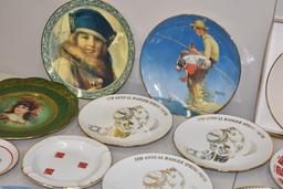 VINTAGE COLLECTOR PLATES; COCA-COLA