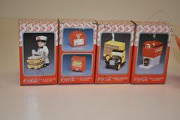 (4)SETS OF COCA-COLA SALT & PEPPER SHAKERS