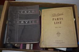 BOX WITH MISC MANUALS; COCA-COLA COLLECTIBLES