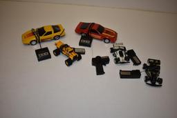 Lot of 5 Vintage RC Remote Control Cars, Camaro, Turbo Vette & More!