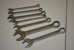 SNAP-ON SAE COMBINATION WRENCH SET 5/16-11/16" 2 PIECES MISSING 5/8"