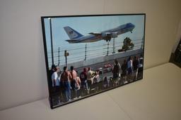 FRAMED PRINT DAYTONA 500 #8 ON TRACK