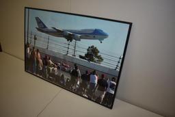 FRAMED PRINT DAYTONA 500 #8 ON TRACK