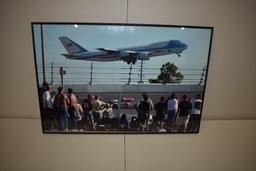 FRAMED PRINT DAYTONA 500 #8 ON TRACK