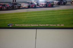 FRAMED PRINT DAYTONA 500 2001 AUDIENCE AND TRACK