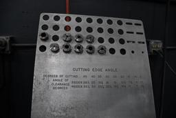 GORTON SINGLE HEAD CUTTER/GRINDER, MODEL 375-3/4,