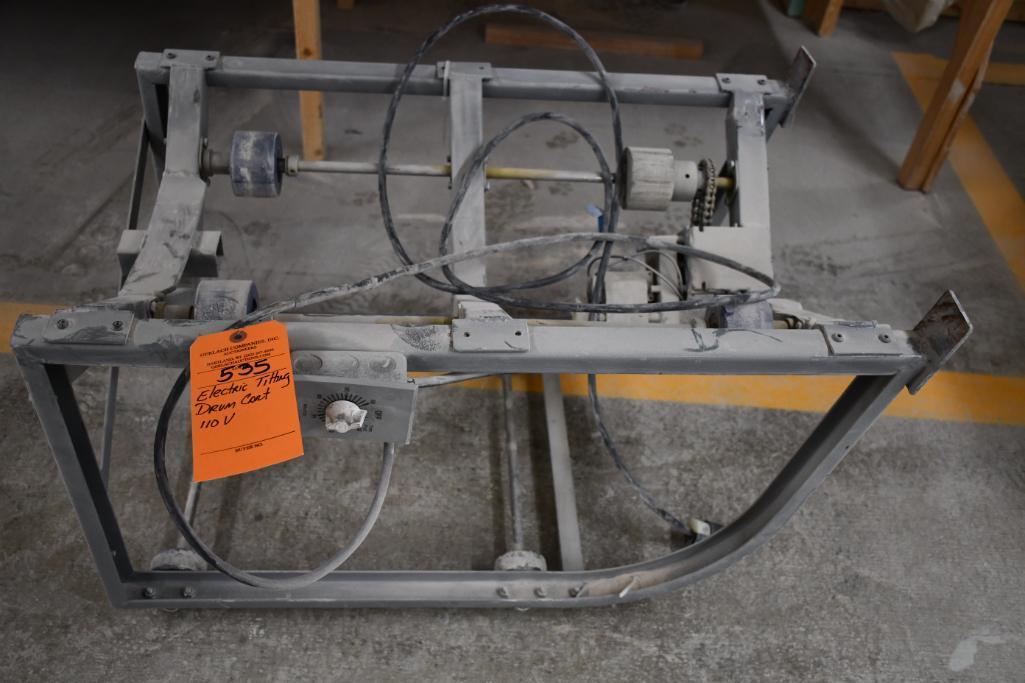 ELECTRIC TILTING DRUM CART, 110V