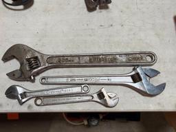 PITTSBURG HEAVY DUTY 600 MM CRESCENT WRENCH, RIDGID 718- 18" CRESCENT WRENCH AND
