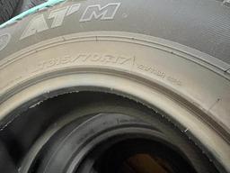 (4) HANKOOK DYNAPRO ATM TIRES LT315/70R17, 121/118R, 50 PSI