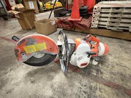 STIHL TS260 SUPER 12" CONCRETE CUT OFF SAW, GAS POWERED