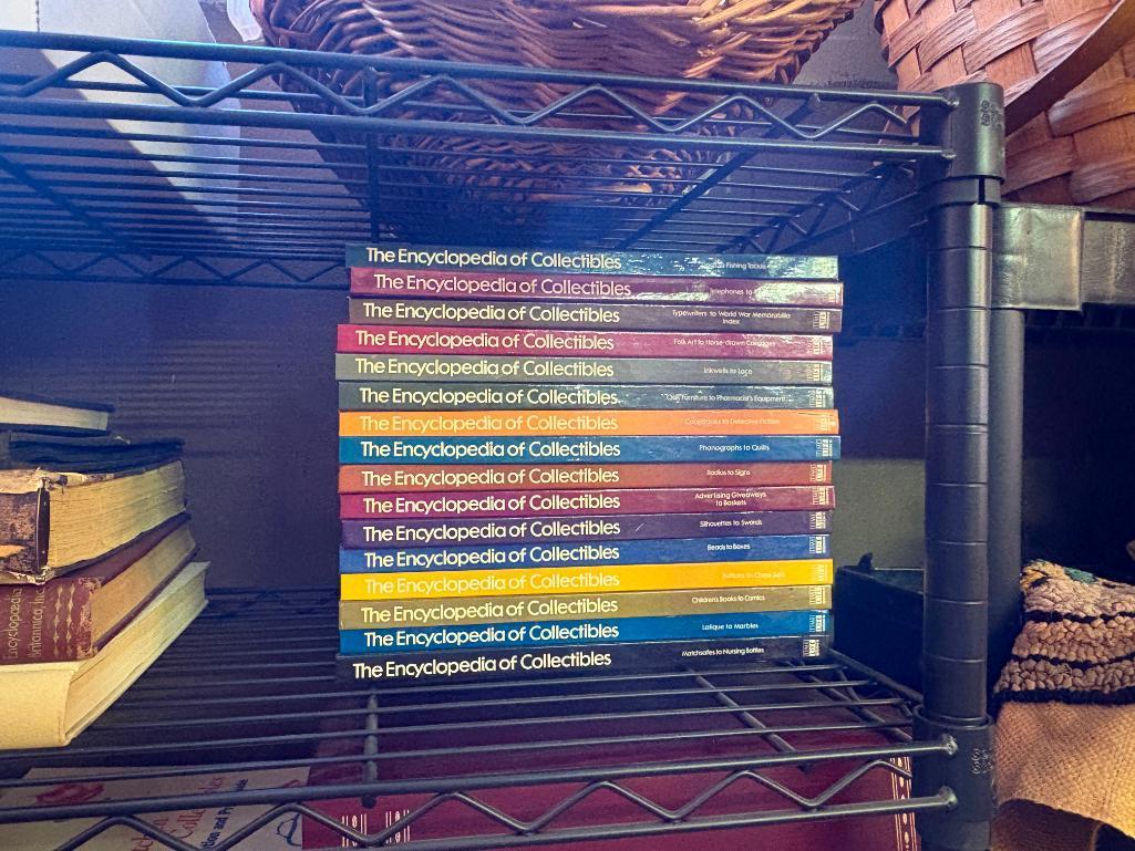 LOT OF (16) TIME LIFE "THE ENCYCLOPEDIA OF COLLECTIBLE" BOOK, EXCELLENT IDENTIFICATION GUIDE
