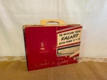 VINTAGE KALART "THE MOVIELAND TOUCH KALART EDITOR-VIEWER 8 MARK II", BOX 4 1/4"D X 11 1/2"H X 14 ...