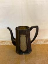 ANTIQUE SILVER PLATED PITCHER, POSSIBLY ART DECO PERIOD, HALLMARK EPNS 3680, 8 3/4" TOP OF HANDLE