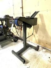 ELLIS 2-1/2" BELT GRINDER, MODEL: 6000, S/N: 60BG, 2-1/2" X 60" BELT TYPE, 1 HP, 5000 SFM MAX, WITH
