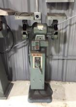 ROCKWELL DOUBLE END PEDESTAL GRINDER, MODEL: 23-203, 1/2 H.P., 208/220/440V, 3450/2850 R.P.M., 60...