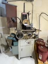 HARIG SURFACE GRINDER, MODEL: 612, S/N: 15880, 6-1/2 X 6-1/2 ROBBINS XLO MAGNA SINE CHUC,