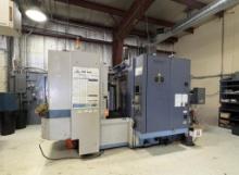 (2006) OKK TWIN PALLET CNC HORIZONTAL MILLING CENTER, MODEL: HM50S, S/N: 405, MFG. #MA74329,