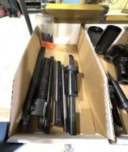 BOX WITH BORING BARS, WIDIA A16T-SCLCR3 ND8, WIDIA 235-110 NE8, WIDIA A16RWMTFR0316N IN-9K,