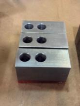 H&R MFG. CNC 82-25 SOFT STEEL LATHE CHUCK JAW SET, 2-1/2"