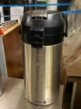 BUNN AIR VOID COFFEE DISPENSER, MODEL: 32130.0000, STAINLESS STEEL