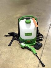 VICTORY INNOVATIONS BACKPACK SPRAYER, MODEL: VP300ES, 2 GALLON CAPACITY, BATTERY POWERED PUMP,