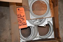 (7) BOXES OF 6" SWIVELS, APPROX. 100 PER BOX, ON LOFT, LADDER NEEDED