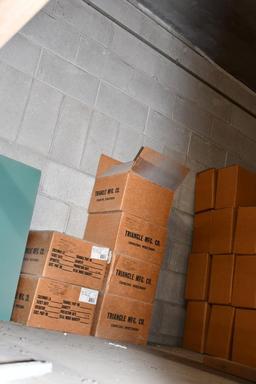 (7) BOXES OF 6" SWIVELS, APPROX. 100 PER BOX, ON LOFT, LADDER NEEDED