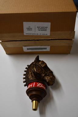 BUDWEISER/BUD HERITAGE CLYDESDALE TOP HANDLE, ANHEUSER-BUSCH, NIB