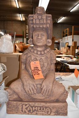 KAHLUA POLYURETHANE STATUE, 34"H