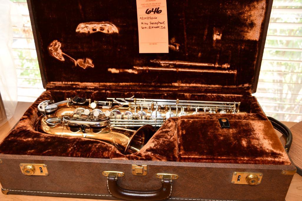 ARMSTRONG ALTO SAXAPHONE, 3010, ELKHART, IN
