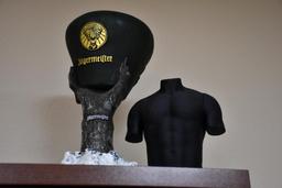 JAGERMEISTER BOWL DISPLAY & MALE TORSO