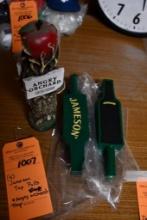 (4) JAMESON TAP PULLS & ANGRY ORCHARD TAP