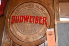 BUDWEISER SIGN, 23"